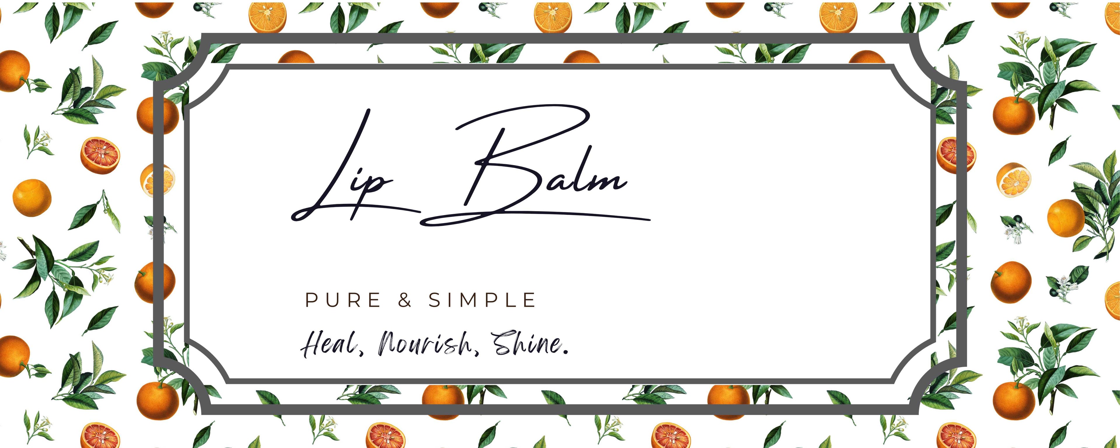 Lip Balm Collection, Pure and Simple, Heal, Nourish, Shine