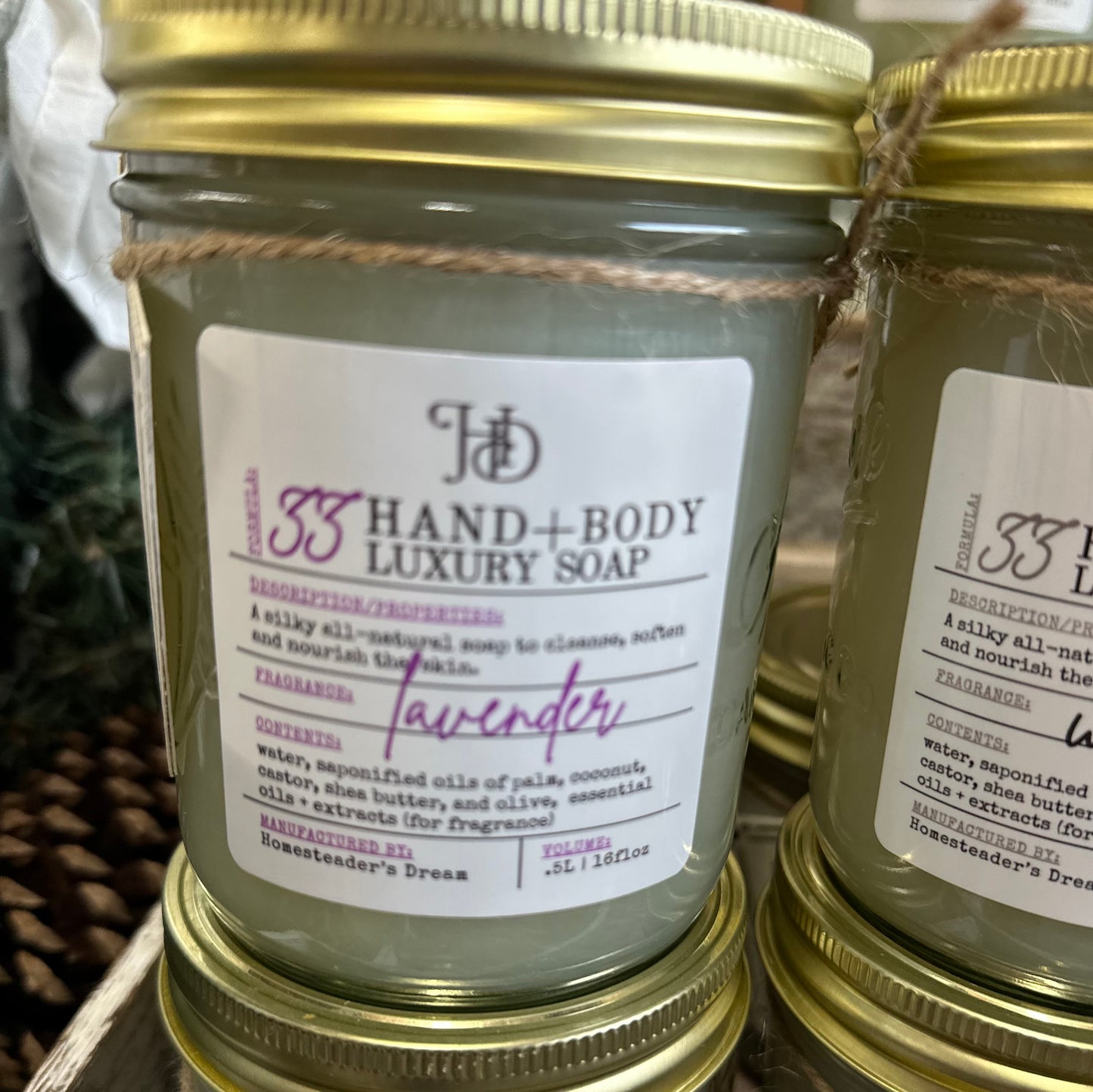 all natural lavender hand and body liquid soap