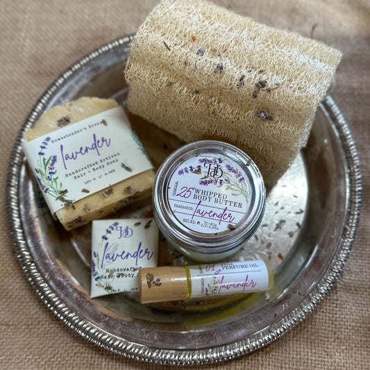 Lush Lavender Natural Bath & Body Gift Set