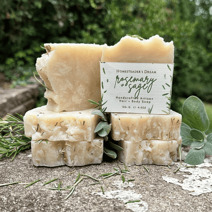 Rosemary + Sage Shea Soap