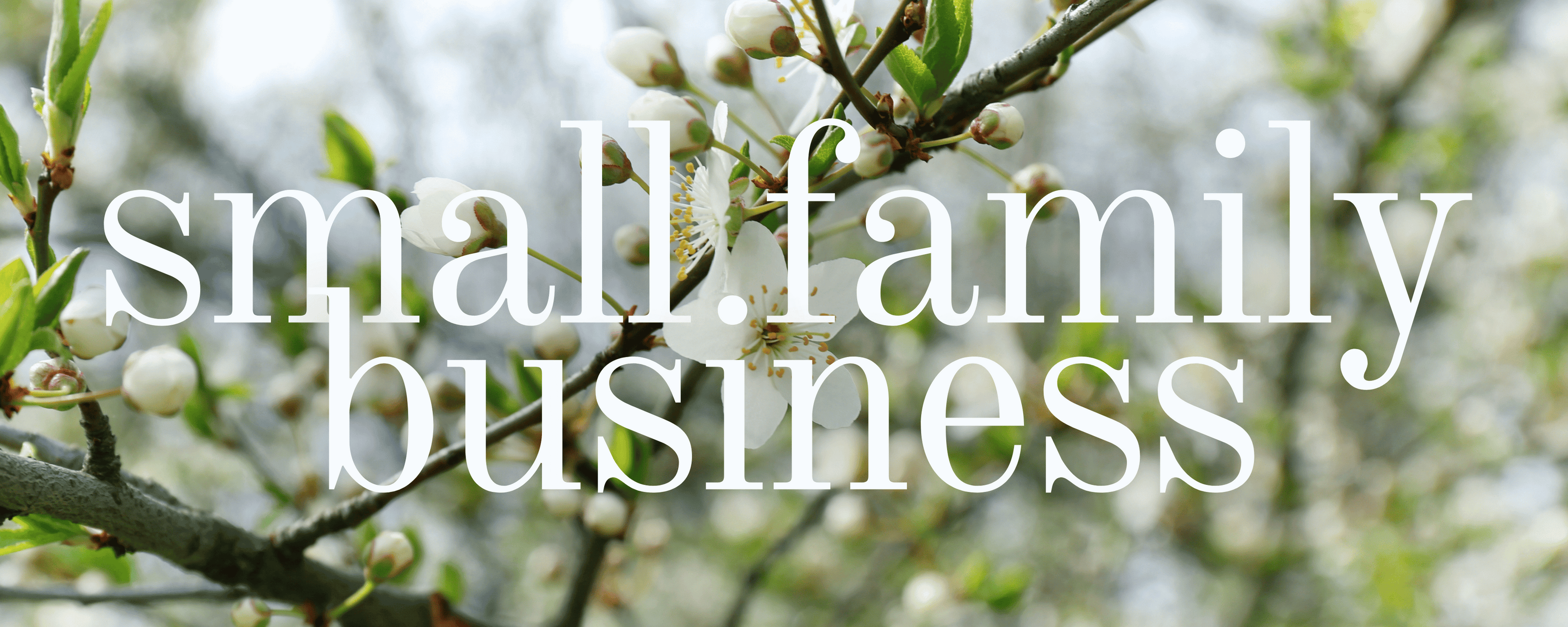 We are a small family business.