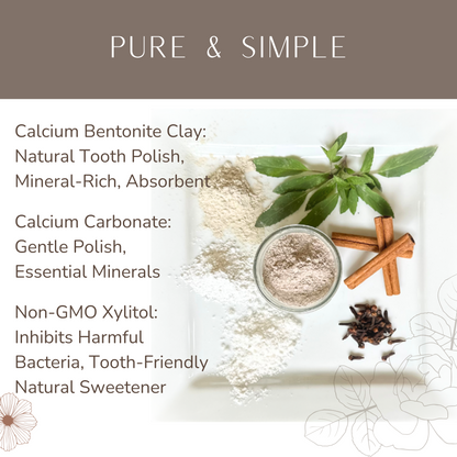 Homesteader's Dream Tooth Powder Top Quality All Natural Ingredient List