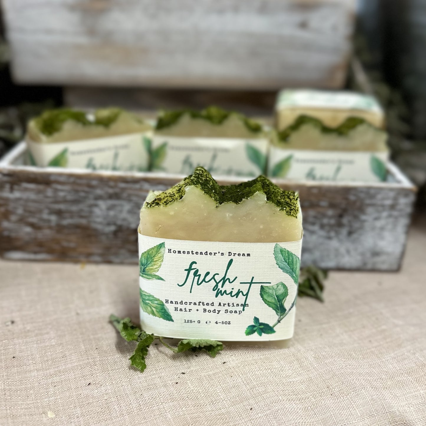 Fresh Mint Shea Soap