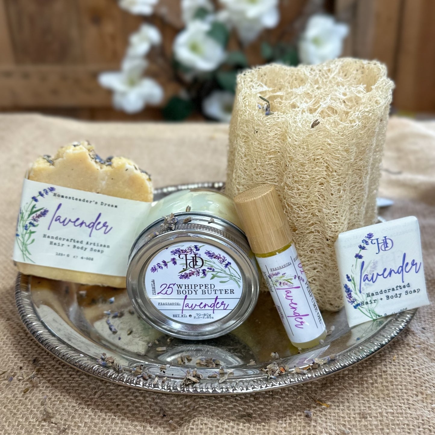 Lush Lavender Natural Bath & Body Gift Set