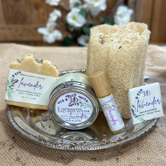 Lush Lavender Natural Bath & Body Gift Set